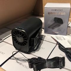(Pin 10000mAh) Quạt Tích Điện Kẹp Thắt Lưng / Đeo Cổ Đa Năng AWONOSO Động Cơ Mạnh Mẽ 10.000RPM