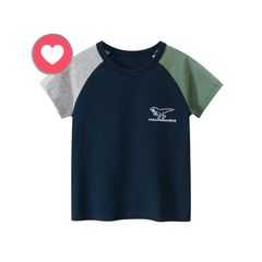 NEW '2026' Áo Thun Cộc Tay Cho Bé In Hình Con Vật Ngộ Nghỉnh Vải Cotton Thấm Mồ Hôi