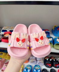 Dép lê heo con nơ xinh xắn dễ thương chống trơn trượt thoáng khí mùa hè cho bé gái