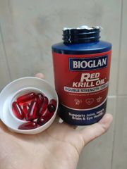 Viên Uống Dầu Nhuyễn Thể Cung Cấp Omega-3 Tự Nhiên Bioglan Red Krill Oil Double Strength 1000 mg - Hỗ Trợ Sức Khoẻ Tim Mạch - Trí Não & Cải Thiện Tình Trạng Tiền Mãn Kinh - 60 viên - Úc
