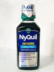 Siro Vicks NyQuil Cold & Flu Severe 354ml (Original) usa