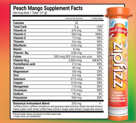 Bột Vitamin và khoáng chất bổ sung năng lượng Zipfizz 30 ống usa