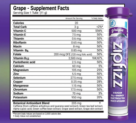 Bột Vitamin và khoáng chất bổ sung năng lượng Zipfizz 30 ống usa