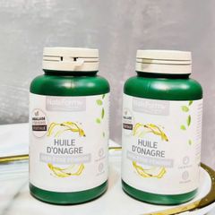 Tinh Dầu Hoa Anh Thảo Hữu Cơ - Pháp Nat&Form Huile D'Onagre - 200 viên - Hỗ Trợ Cân Bằng & Ổn Định Nội Tiết Tố - Hỗ Trợ Sức Khỏe Làm Đẹp Da Từ Bên Trong 