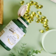 Tinh Dầu Hoa Anh Thảo Hữu Cơ - Pháp Nat&Form Huile D'Onagre - 200 viên - Hỗ Trợ Cân Bằng & Ổn Định Nội Tiết Tố - Hỗ Trợ Sức Khỏe Làm Đẹp Da Từ Bên Trong 