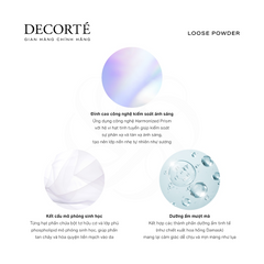 Phấn Phủ Bột Decorte Loose Powder 20g - Kiềm Dầu, Mịn Da, Lớp Phủ Tự Nhiên
