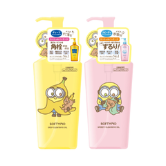 Dầu Tẩy Trang Kosé Softymo Cleansing Oil Minions 240ml - Làm Sạch Lớp Trang Điểm