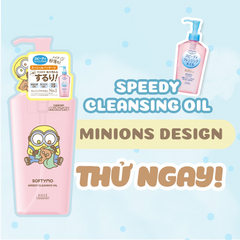 Dầu Tẩy Trang Kosé Softymo 240ml Bản Minions - Hỗ Trợ Làm Sạch Bụi Bẩn, Kem Chống Nắng