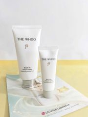  Set Sữa rửa mặt whoo trắng 2 tuýp sữa rửa mặt 180ml và 40ml