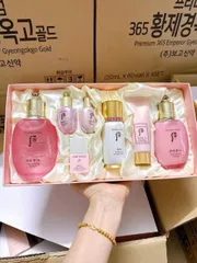 SET KEM WHOO HỒNG DƯỠNG ẪM KIỀM DẦU SE KHÍT CHÂN LÔNG 7 sp