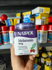 Kẹo dẻo giúp ngủ ngon Natrol Gummies 5mg 90 viên vị dâu