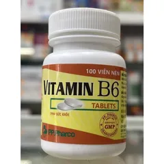 Vitamin B6 - 100 viên Dạng lọ Date Xa NK
