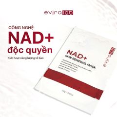 Mặt Nạ Cấp Ẩm Tái Tạo Năng Lượng Tế Bào Eviralab NAD+ Skin Renewal Mask Hộp 10 miếng [hàng công ty]