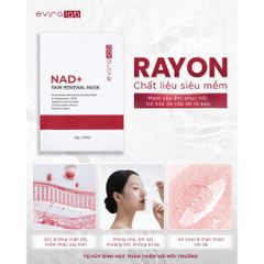 Mặt Nạ Cấp Ẩm Tái Tạo Năng Lượng Tế Bào Eviralab NAD+ Skin Renewal Mask Hộp 10 miếng [hàng công ty]