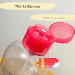 (Ban US )Tẩy Trang Bioderma Hồng 850ml NẮP NHẤN