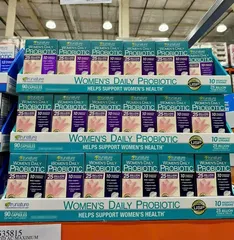 Men vi sinh cho phụ nữ Trunature Women’s Daily Probiotic 90 Capsules USA