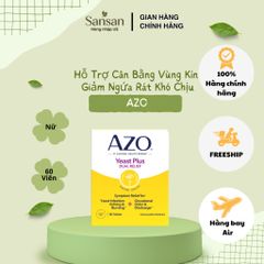 TPBVSK AZO Yeast Plus 60 Viên - Nội địa Mỹ