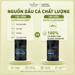 Dầu Cá Omega 3 Sports Research Triple Strength Fish Oil EPA 690mg DHA Cao 150V 180V - Nội địa Mỹ