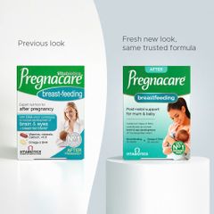 [Mẫu Mới] Viên uống Bổ Sung Vitamin & Khoáng Chất Vitabiotics Pregnacare Breastfeeding - 84 viên - Hỗ Trợ Mẹ Cho Con Bú - Cung Cấp Dinh Dưỡng Cần Thiết Cho Sức Khoẻ Mẹ & Bé - S/P Chuẩn UK 