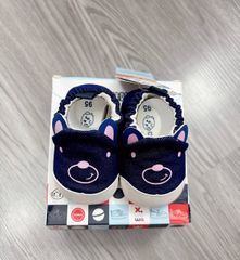 Giày dép tập đi gấu hồng cute đáng yêu cho bé gái đế chống trơn trượt