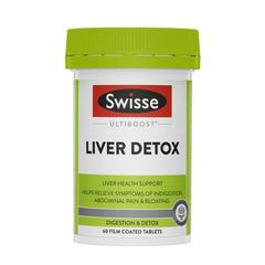 Viên Uống Hỗ Trợ Thải Độc Gan Swisse Ultiboost Liver Detox - 60 - 120 - 200 viên - Hỗ Trợ Thải Độc Gan Từ Úc - Duy Trì Chức Năng Gan Khỏe Mạnh - Giải Pháp Detox Gan Hiệu Quả Từ Thiên Nhiên