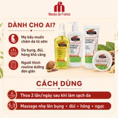 Palmer's Dưỡng Da Mẹ Bầu Ngừa Rạn Da Bụng Đùi Hông Oil Lotion Cream Butter Chính Hãng