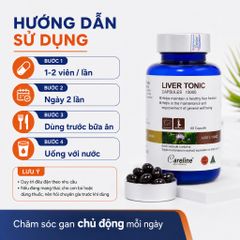Viên Uống Careline Liver Tonic 13000 Hỗ Trợ Chức Năng Gan, Milk Thistle Úc 60 Viên