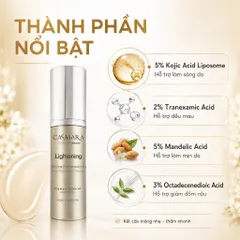 Casmara Lightening Serum 30ml Mờ Thâm Nám Sáng Da Đều Màu Hỗ Trợ Giảm Đốm Nâu Thâm Mụn