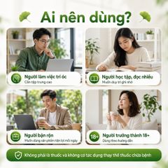 Careline Ginkgo Biloba 2500mg 60 Viên Hỗ Trợ Tuần Hoàn Máu Não Tăng Cường Trí Nhớ Tập Trung