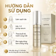 Casmara Lightening Serum 30ml Mờ Thâm Nám Sáng Da Đều Màu Hỗ Trợ Giảm Đốm Nâu Thâm Mụn