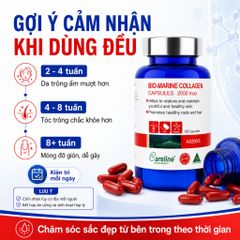 Careline Bio Marine Collagen 2000 Max 60 Viên Hỗ Trợ Da Căng Mịn Tóc Chắc Khỏe Móng Cứng Cáp