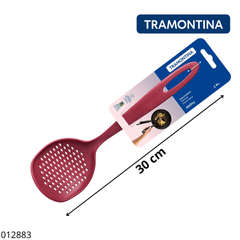 Vá Có Lỗ/ Muôi Vớt Tramontina 30cm 25158 Nhựa PA  An Toàn Cho Sức Khỏe Chịu Nhiệt Sản Xuất Tại Brazil