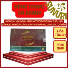 Viên Uống Đông Trùng An Khang Premium hỗ trợ ăn ngon, giảm mệt mỏi do kém ăn, thiếu ngủ hộp 30 Viên