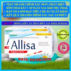 [Che tên] Combo 2 Que thử thai bản to Traphaco, Chính xác test thử thai sớm nhanh Allisa