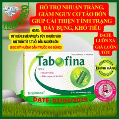 Nhuận Tràng Tabofina Hỗ Trợ Chức Năng Tiêu Hoá, Giúp Nhuận Tràng Hộp 3 Vỉ x 10 Viên Nang Cứng