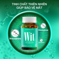 Viên uống bổ mắt Wit tăng cường thị lực, giảm mờ mắt hộp 60 viên & 30 viên