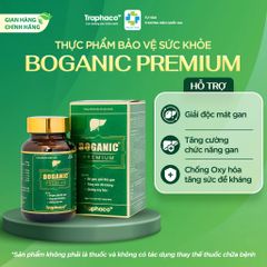 [COMBO 9 HỘP TẶNG 1 HỘP ] BOGANIC PREMIUM TRAPHACO HỘP 30V HỖ TRỢ GIẢI ĐỘC GAN, HẠ MEN GAN