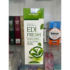 [Che Tên] Dung dịch vệ sinh phụ nữ EDI FRESH 100 ML – Bảo vệ vùng kín mỗi ngày
