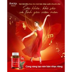 Viên uống Angela gold tăng cường sức khoẻ, sắc đẹp và sinh lý nữ không chứa mầm đậu nành Hộp 60 Viên & 30 Viên