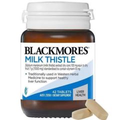 Viên Uống Bổ Gan Blackmores Milk Thistle 42 viên - Hỗ Trợ Chức Năng Gan - Bảo Vệ & Tăng Cường Chức Năng Gan - Sản Phẩm Chính Hãng Úc