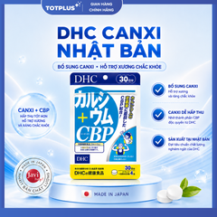 DHC Canxi Nhật Bản – Bổ Sung Canxi, CBP Và Vitamin D3 Hỗ Trợ Xương Răng Chắc Khỏe - Gói 30 Ngày