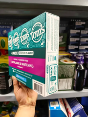  Set 4 tuýp Kem đánh răng tự nhiên làm trắng răng, loại bỏ mảng bám Tom's of Maine Antiplaque & Whitening Natural Fluoride-free