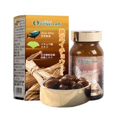 Bổ não, ngừa tai biến Natto Ichou Genki Fami Japan 90 viên
