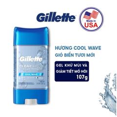 Lăn Khử Mùi Gillette Clear Gel 107g Coolwave