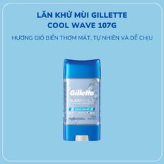 Lăn Khử Mùi Gillette Clear Gel 107g Coolwave