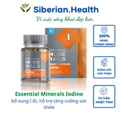 [ Bổ sung I ốt tăng đề kháng ] Thực phẩm bảo vệ sức khỏe Essential Minerals Iodine – 60 viên/lọ