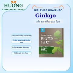 [ Hỗ trợ trí nhớ] Thực phẩm bảo vệ sức khỏe Essential Botanics Ginkgo & Baikal skullcap – 30 viên