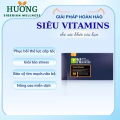 Date 7/2927 - Siberian Super Natural Nutrition. Natural Vitamins bổ sung vitamin và khoáng chất