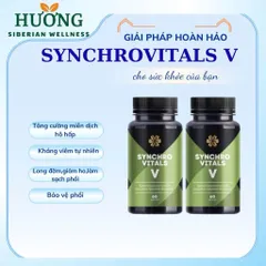 Synchrovitals V - Siberian Wellness - Bổ phế khí, tăng cường hoạt động hệ hô hấp