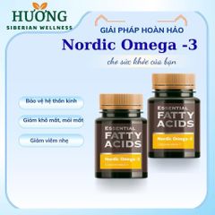 [ Hỗ trợ tim mạch ] Thực phẩm bảo vệ sức khỏe Essential Fatty Acids Nordic Omega-3 – 30 viên/lọ